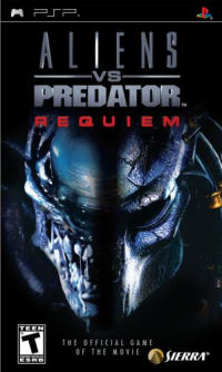 Aliens vs. Predator Requiem PSP US box art